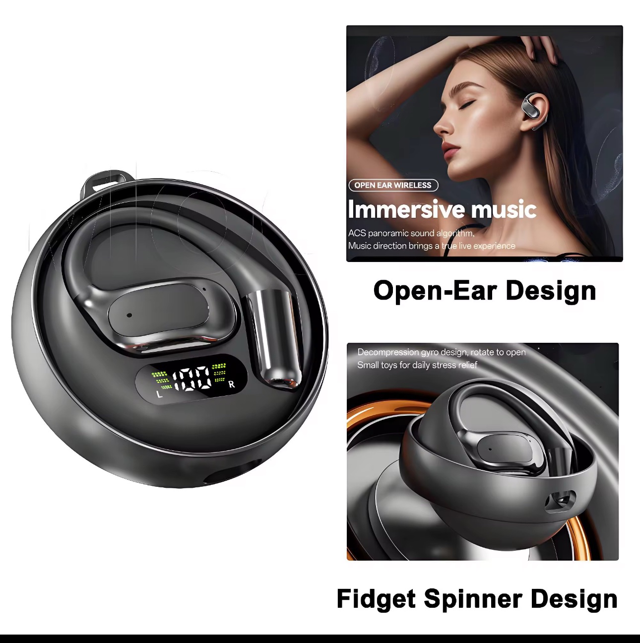 OPEN EAR WIRELESS EARPHONES